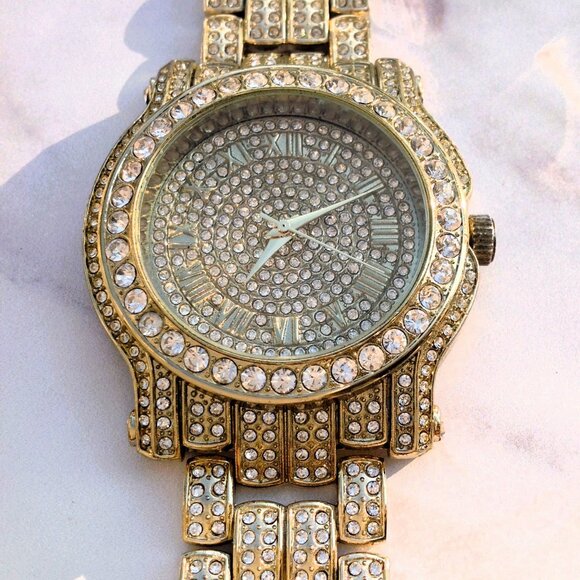 Techno Pave Watch Blingout Blinding Boyfriend Chiunky - Picture 3 of 15